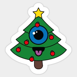 Tree Monstrosity • Merry Scary X-mas Sticker